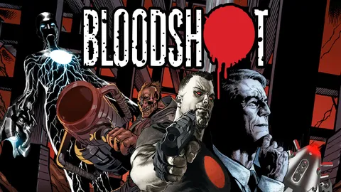 Bloodshot slot logo