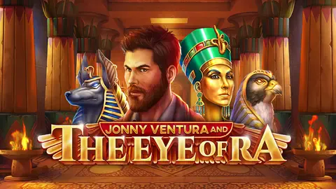 Jonny Ventura & The Eye Of Ra slot logo