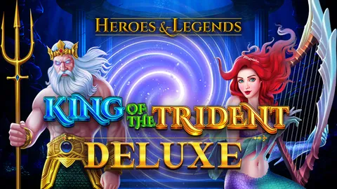 King of the Trident Deluxe slot logo