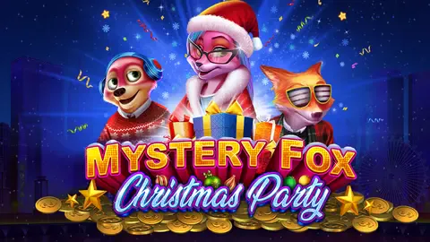Mystery Fox Christmas Party slot logo