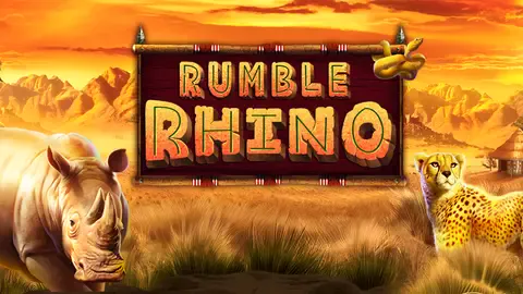 Rumble Rhino slot logo