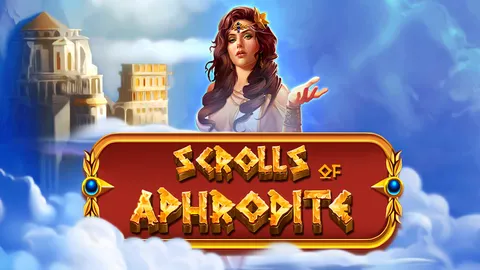 Scrolls of Aphrodite slot logo