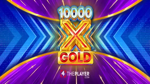 10000X Gold slot logo