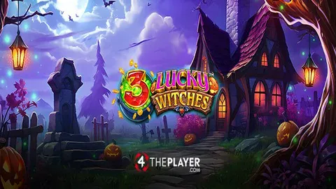 3 Lucky Witches slot logo