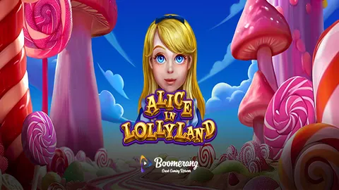 Alice in Lollyland slot logo