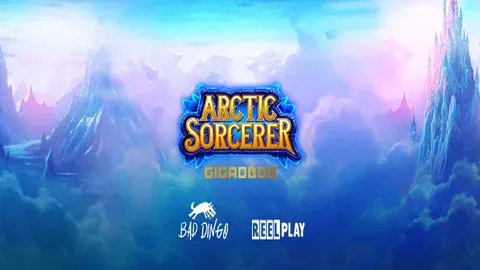 Arctic Sorcerer Gigablox slot logo