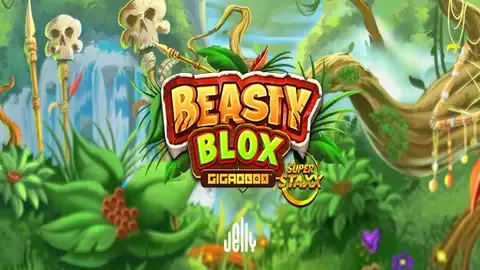 Beasty Blox GigaBlox slot logo