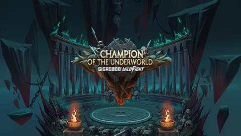 Champion of the Underworld slot logo