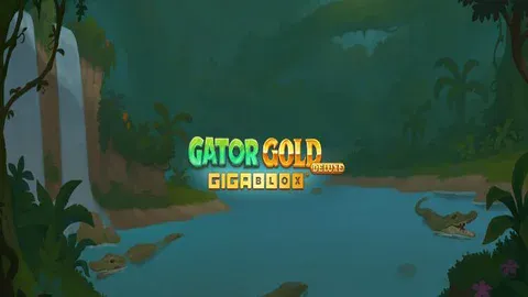 Gator Gold Deluxe GigaBlox slot logo