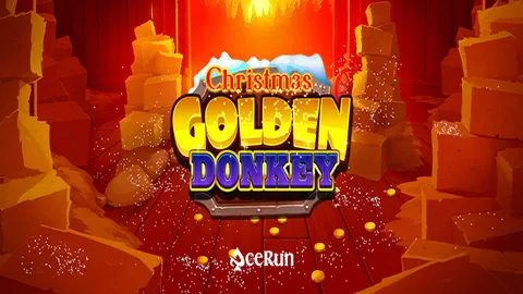 Golden Donkey XMAS slot logo