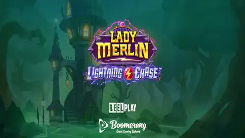 Lady Merlin Lightning Chase slot logo