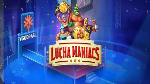 Lucha Maniacs slot logo