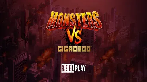 Monsters VS Gigablox slot logo