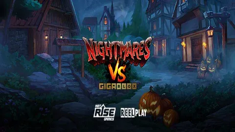 Nightmares VS GigaBlox slot logo