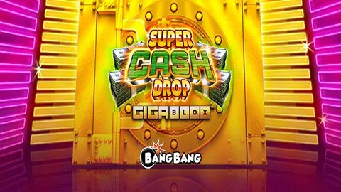 Super Cash Drop Gigablox slot logo