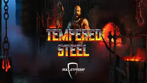 Tempered Steel slot logo