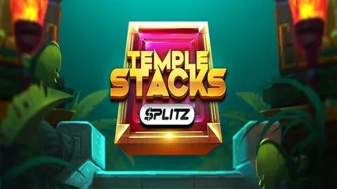 Temple Stacks slot logo