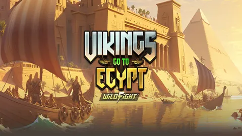 Vikings Go To Egypt Wild Fight slot logo