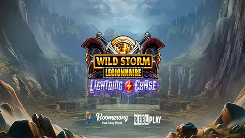 Wild Storm Legionnaire Lightning Chase slot logo