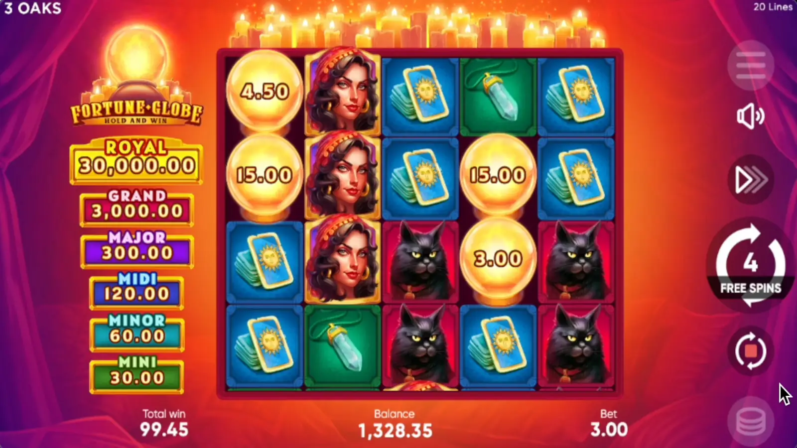 Fortune Globe Slot Free Spins