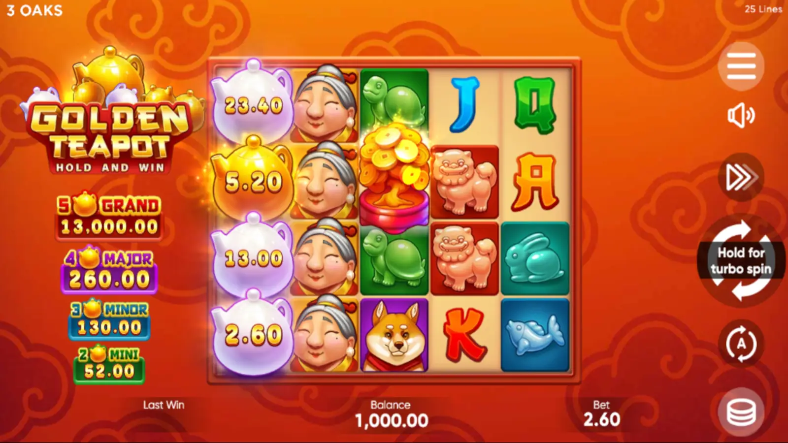 Golden Teapot Slot Rules and Gameplay