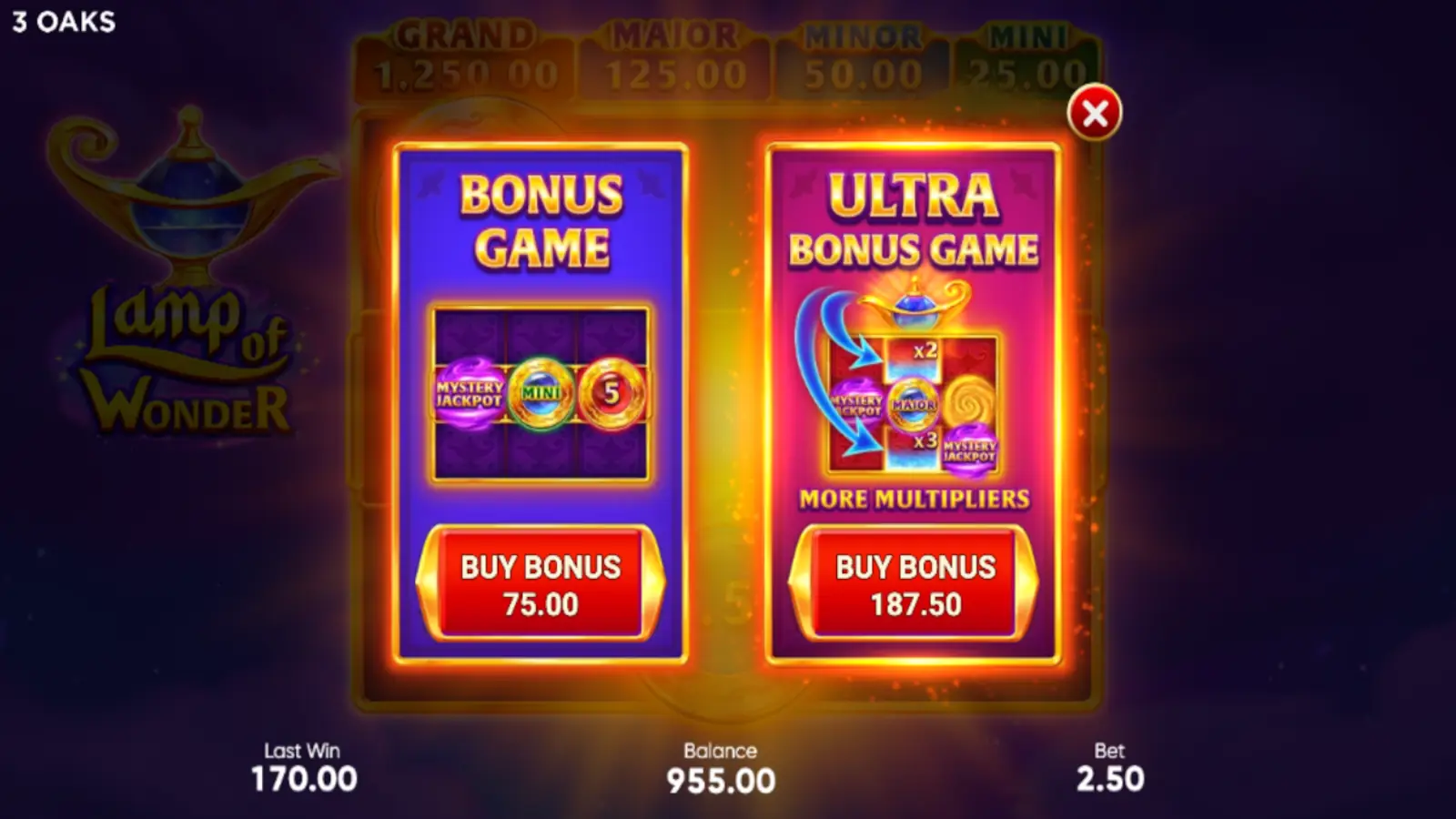 Lamp of Wonder Slot Bonus Buy