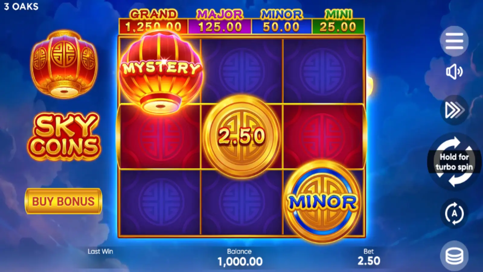 Sky Coins Slot Rules and Gameplay