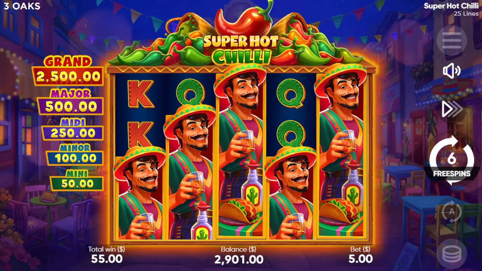 Super Hot Chilli Slot Free Spins