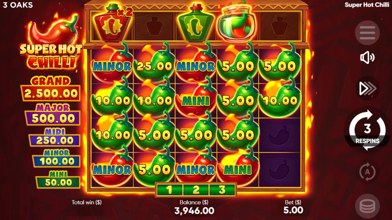 Super Hot Chilli Slot Jackpots