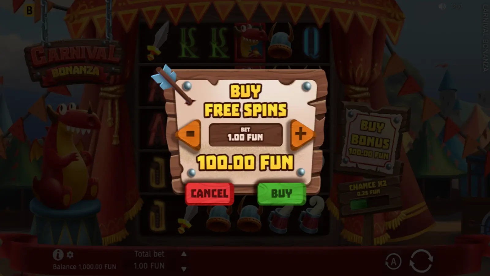 Carnival Bonanza Slot Bonus Buy