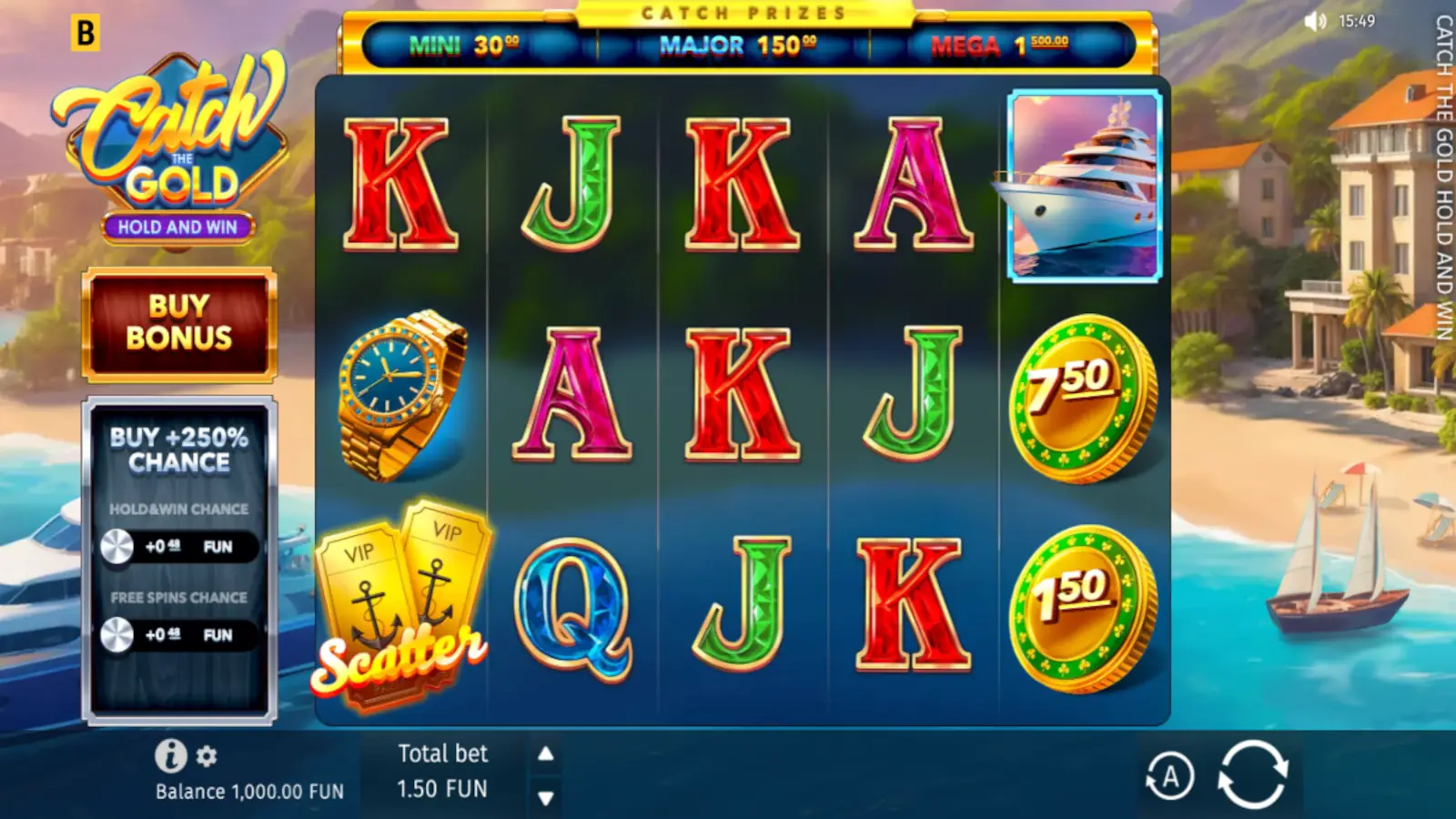 Catch the Gold Hold and Win Slot Rules and Gameplay