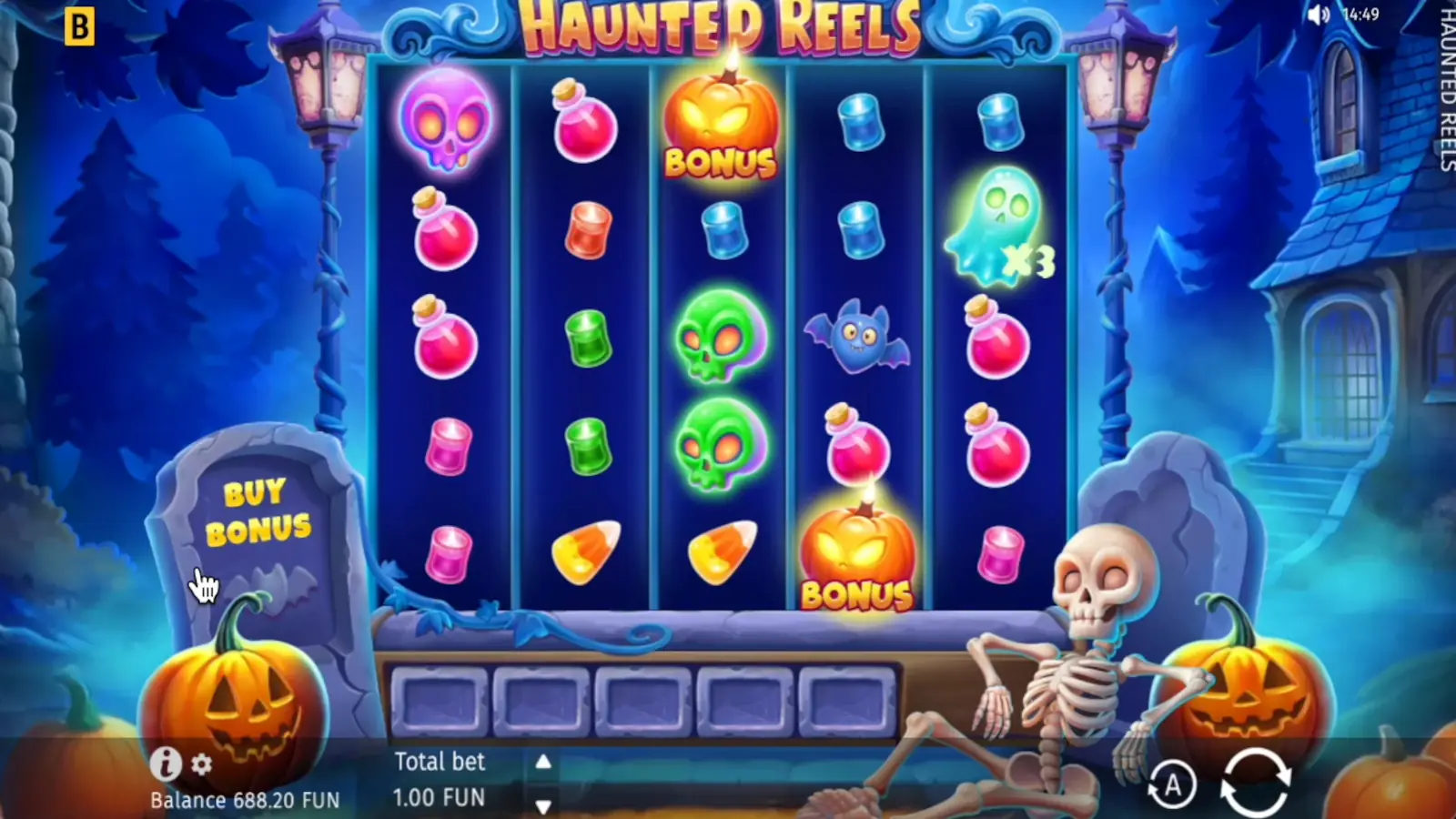 Haunted Reels Slot Wild Symbols