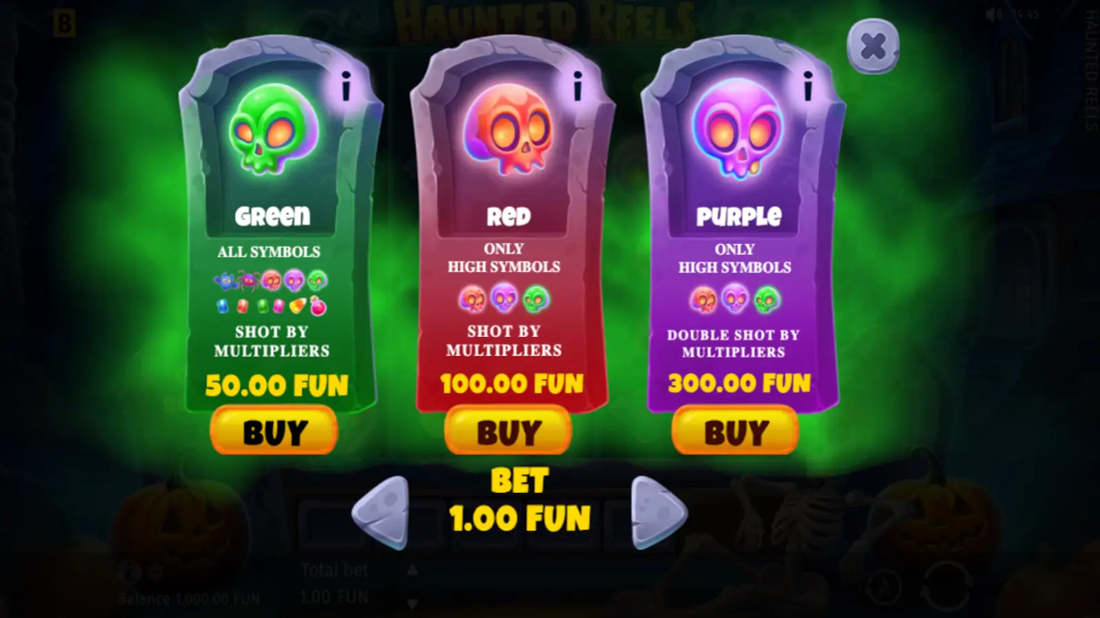 Haunted Reels Slot Bonus Buy