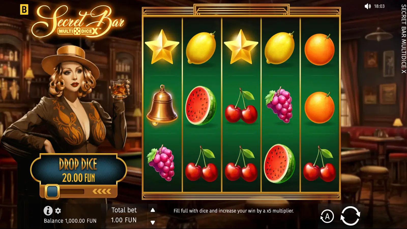 Secret Bar Multidice X Slot Rules and Gameplay