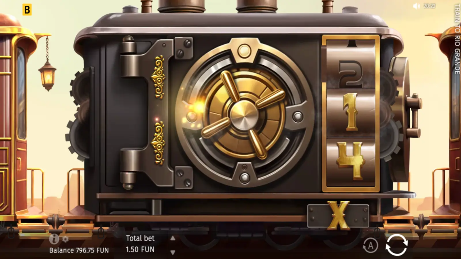 Train to Rio Grande Slot Bonus Game