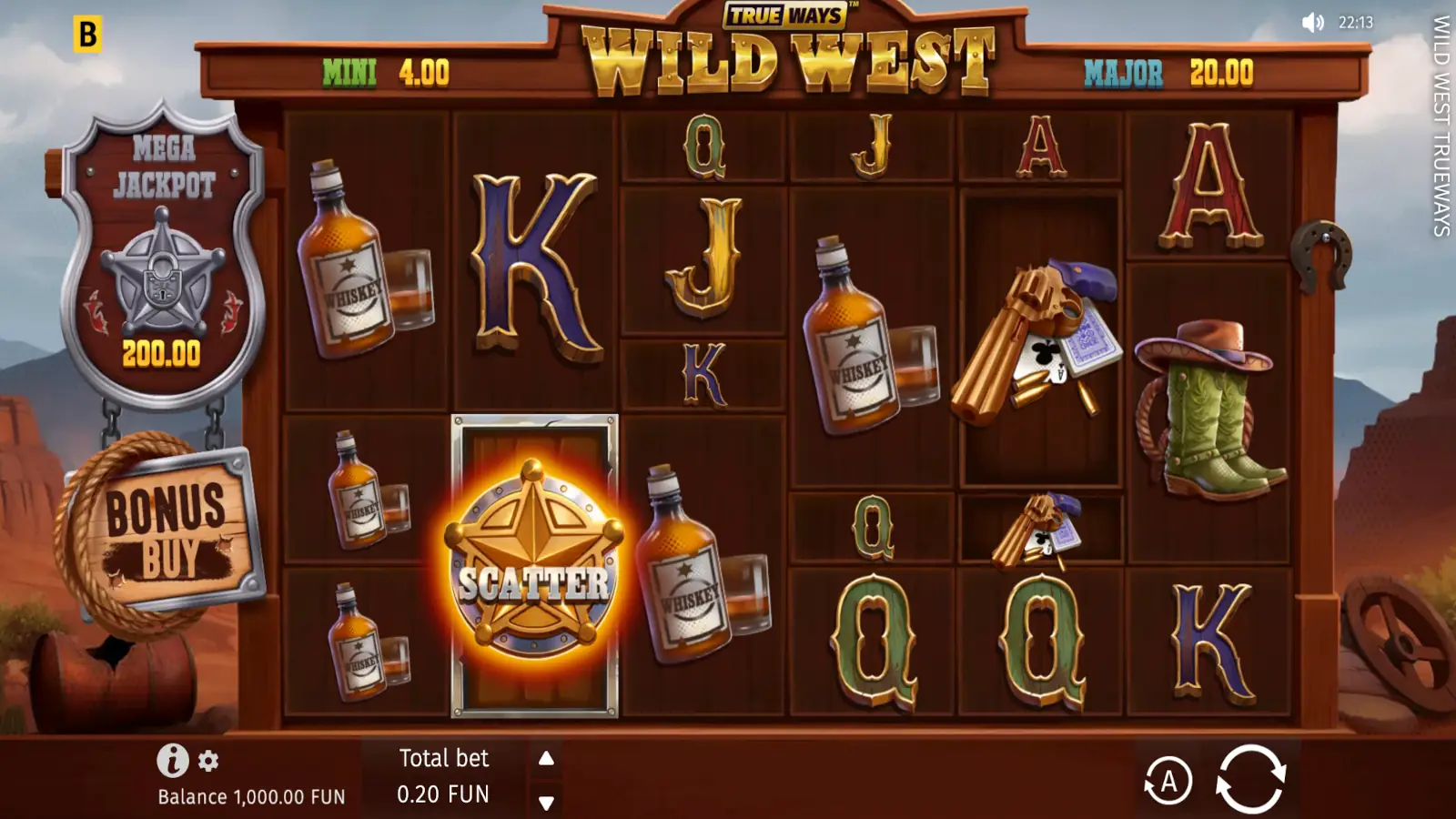 Wild West Trueways Slot Rules and Gameplay