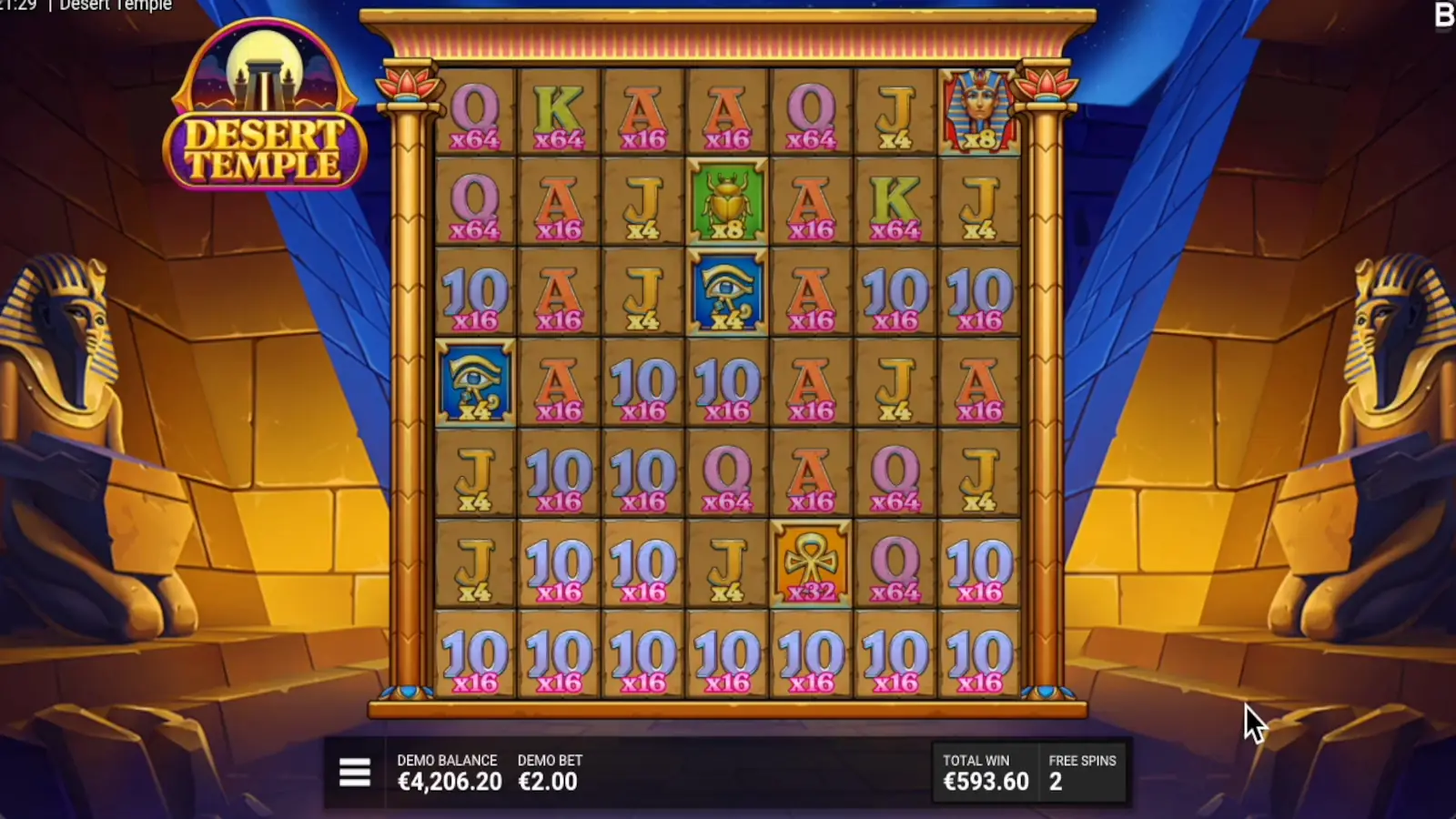 Desert Temple Slot Fortune of Pharaohs