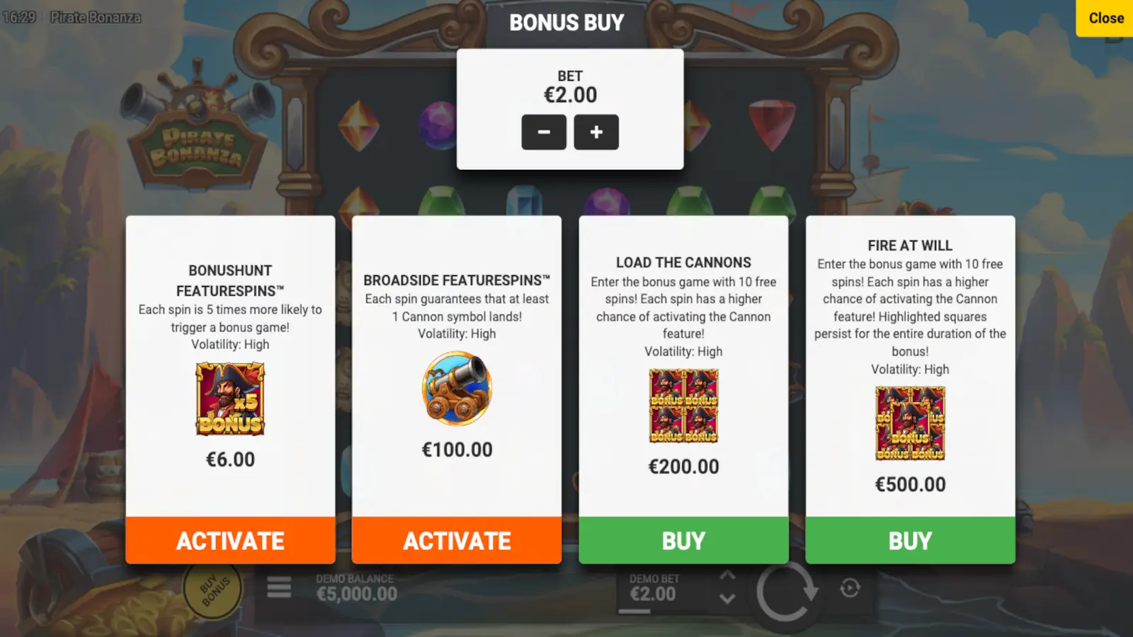 Pirate Bonanza Slot Buy Bonus