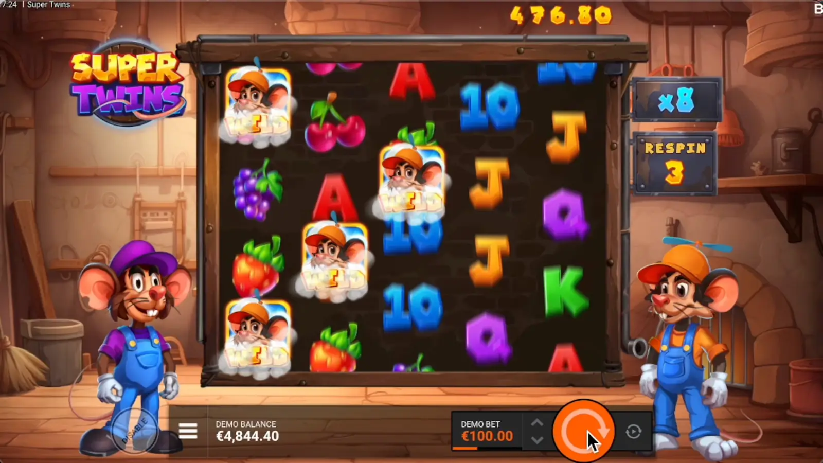 Super Twins Slot Floating Free Bonus