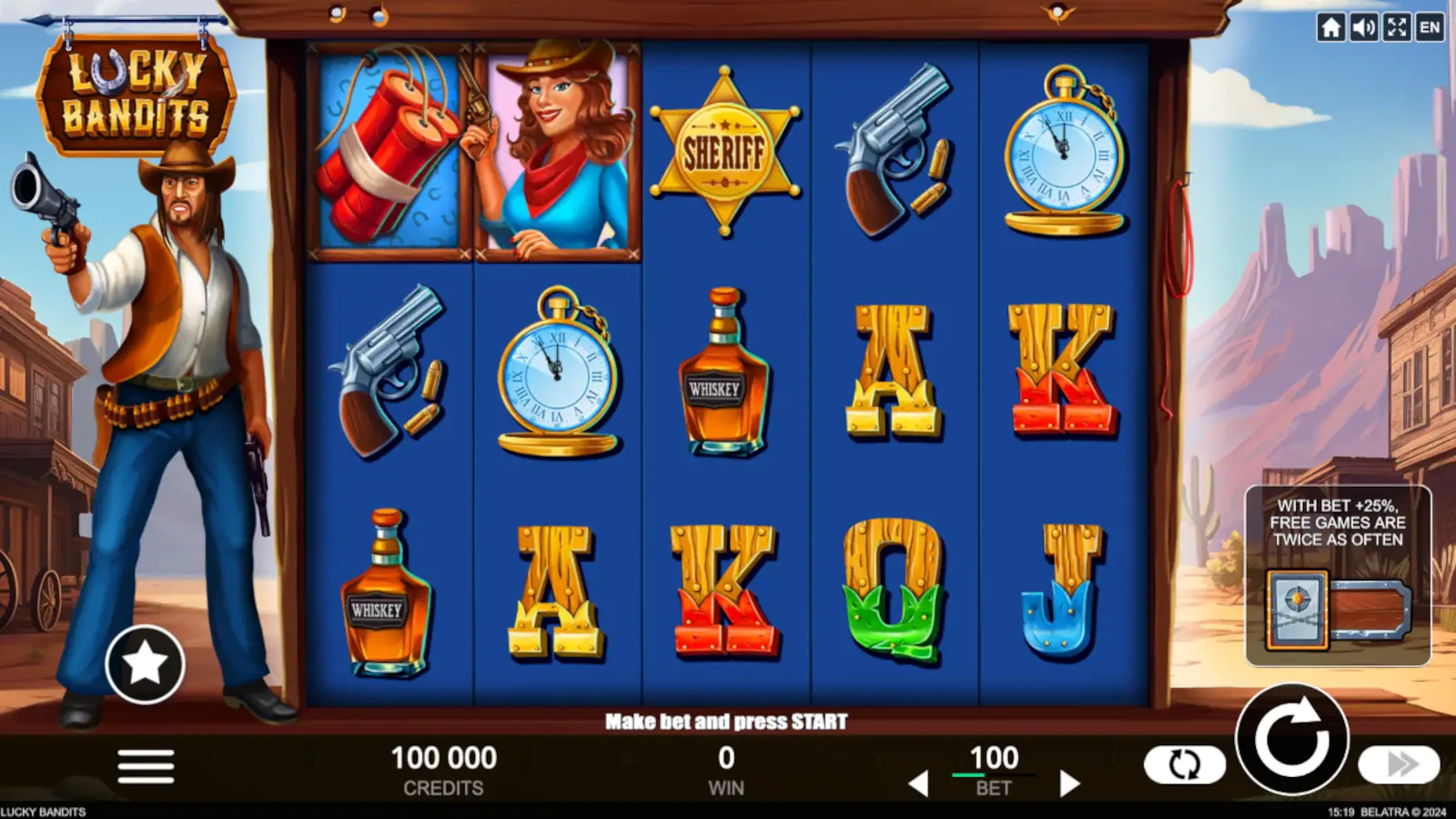 Lucky Bandits Slot Rules and Gameplay