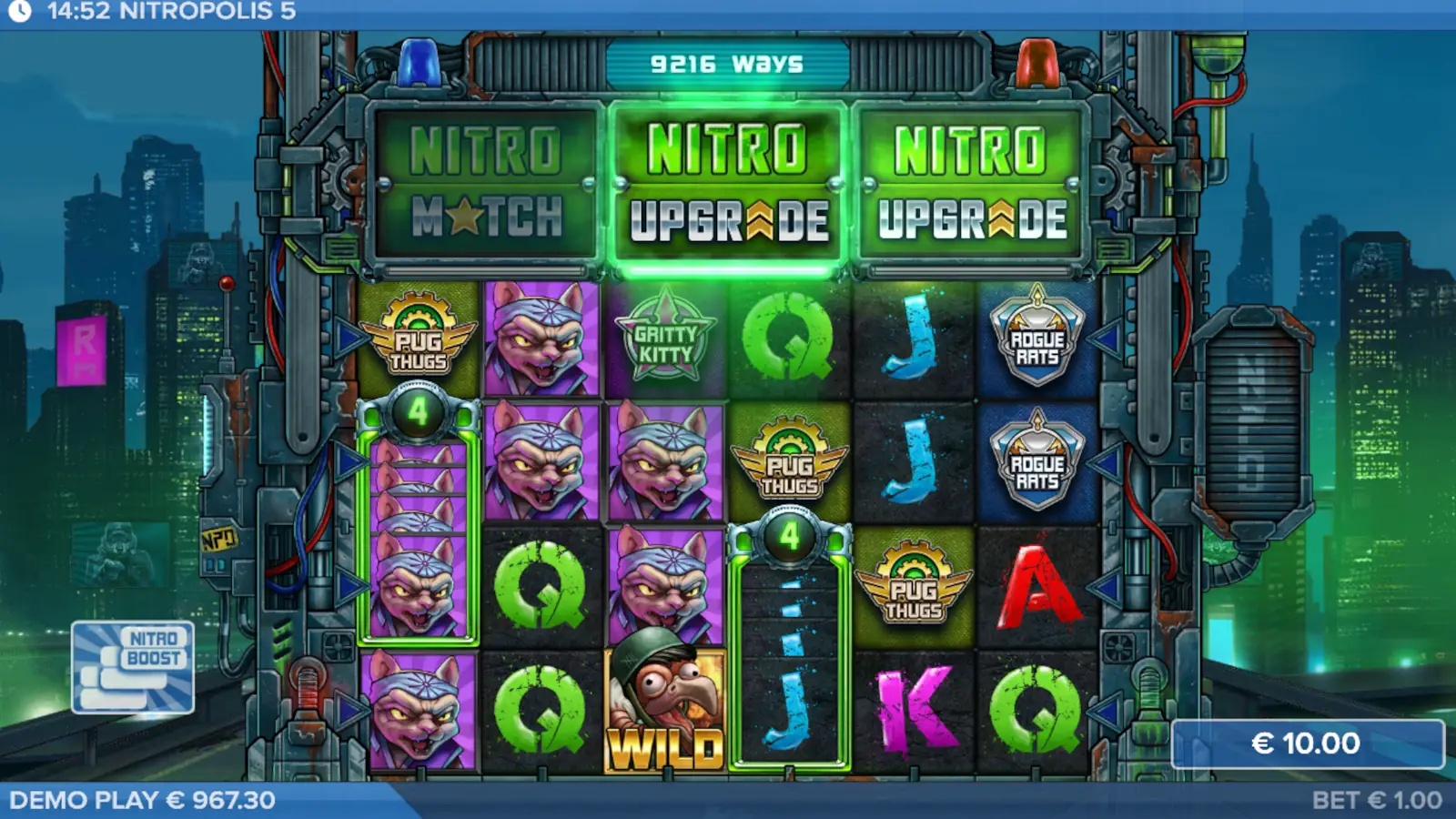 Nitropolis 5 Slot Nitro Booster