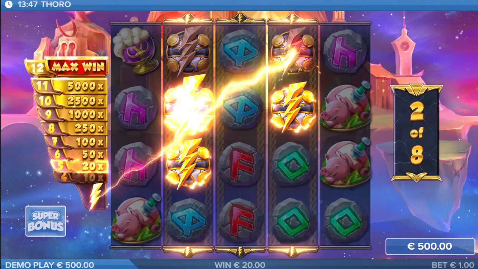 Thoro Slot Bonus Game