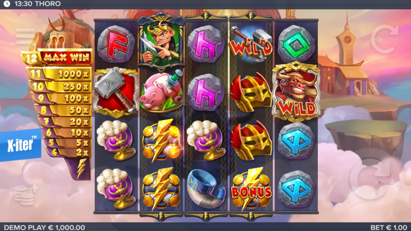 Thoro Slot Rules and Gameplay