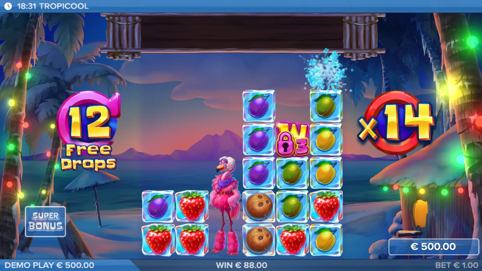 Tropicool Slot Bonus Symbols and Free Spins