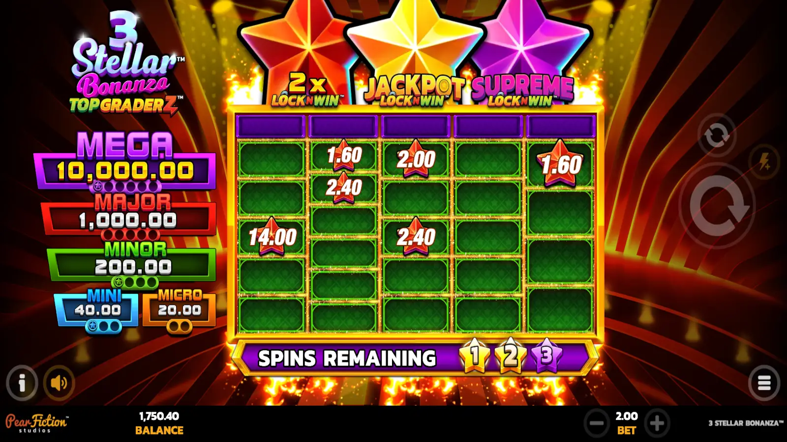 3 Stellar Bonanza Slot LockNWin™