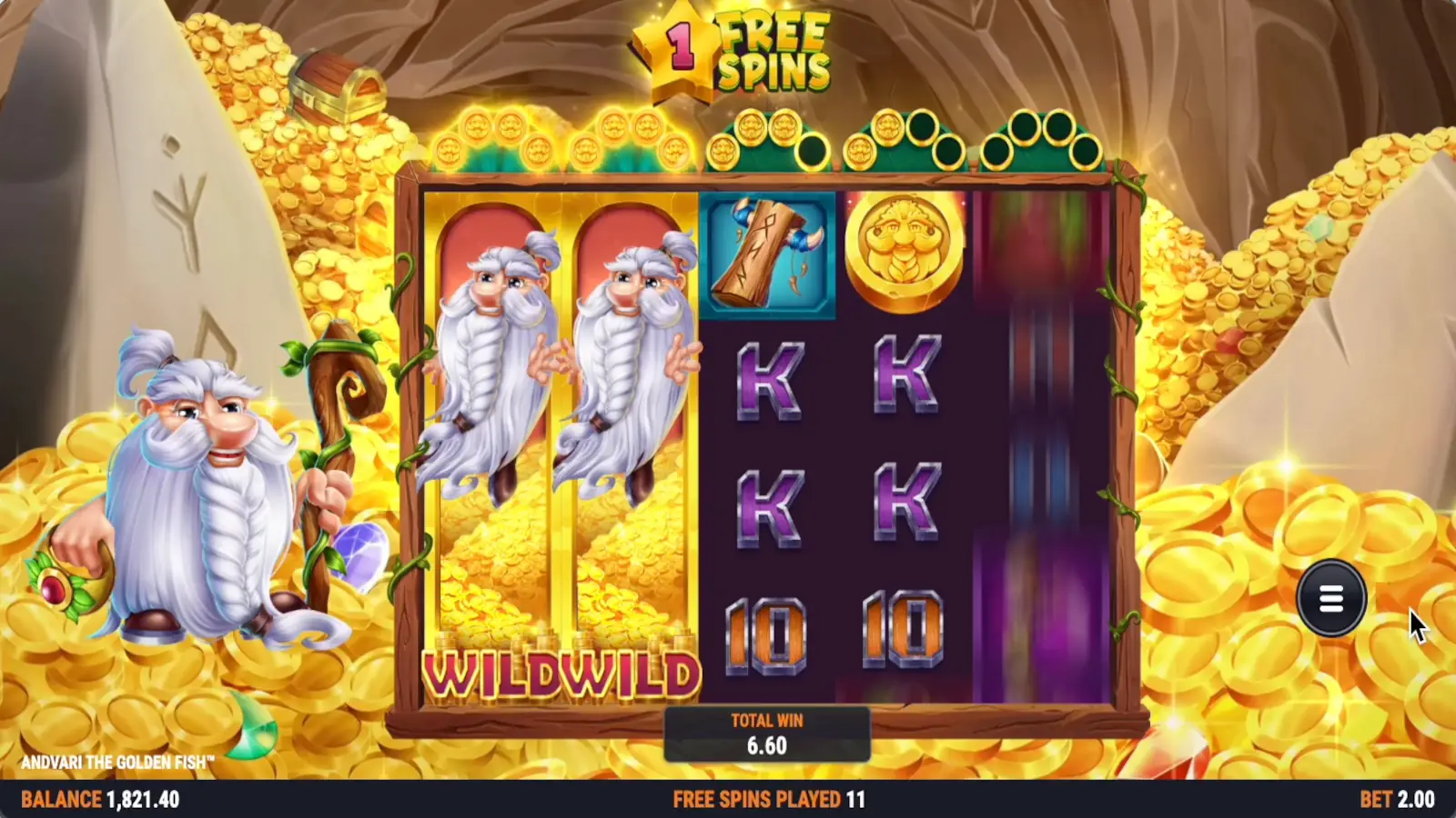 Andvari The Golden Fish Slot Free Spins