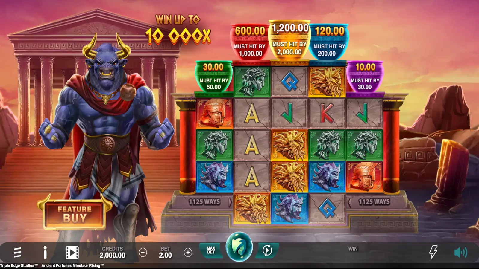 Ancient Fortunes Minotaur Rising Slot Rules and Gameplay