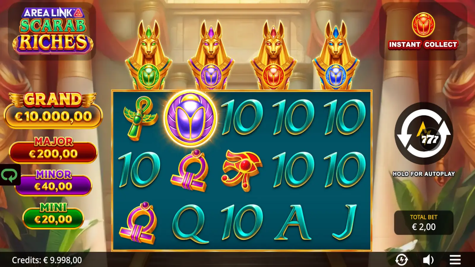 Area Link Scarab Riches Slot Rules and Gameplay