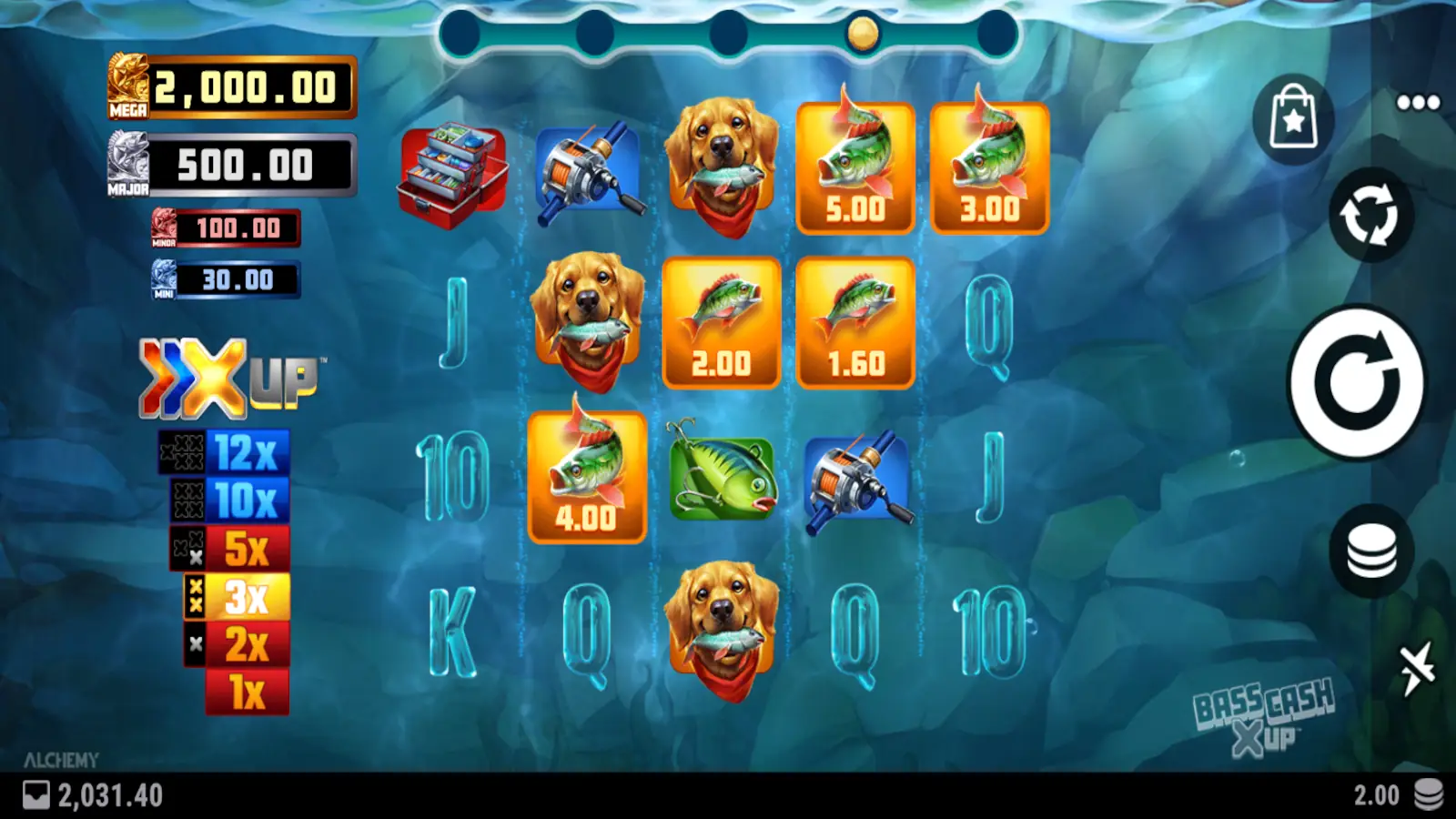 Bass Cash X UP Slot Rules and Gameplay