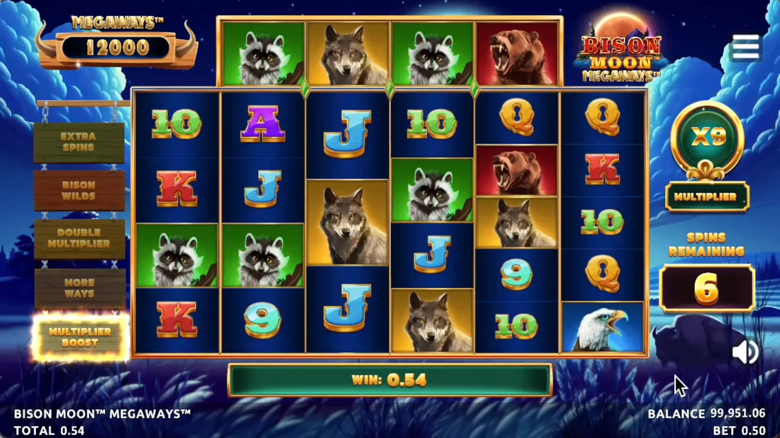 Bison Moon Megaways Slot Free Spins